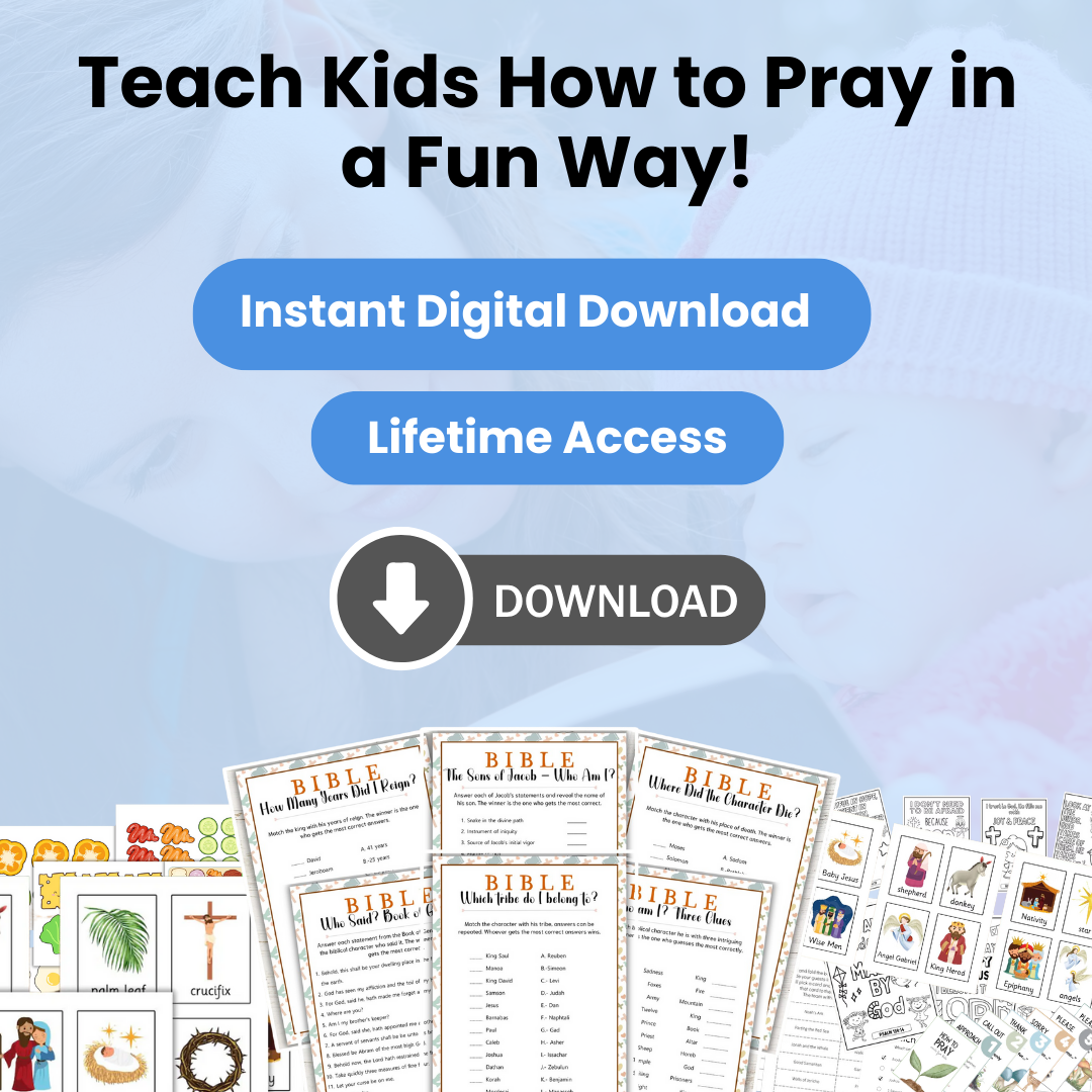 Prayer Sandwich Learning Activity