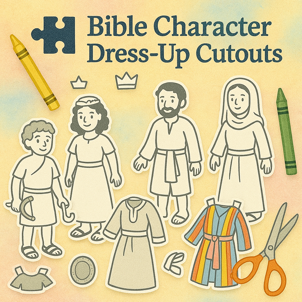 π§© Bible Character Dress-Up Cutouts