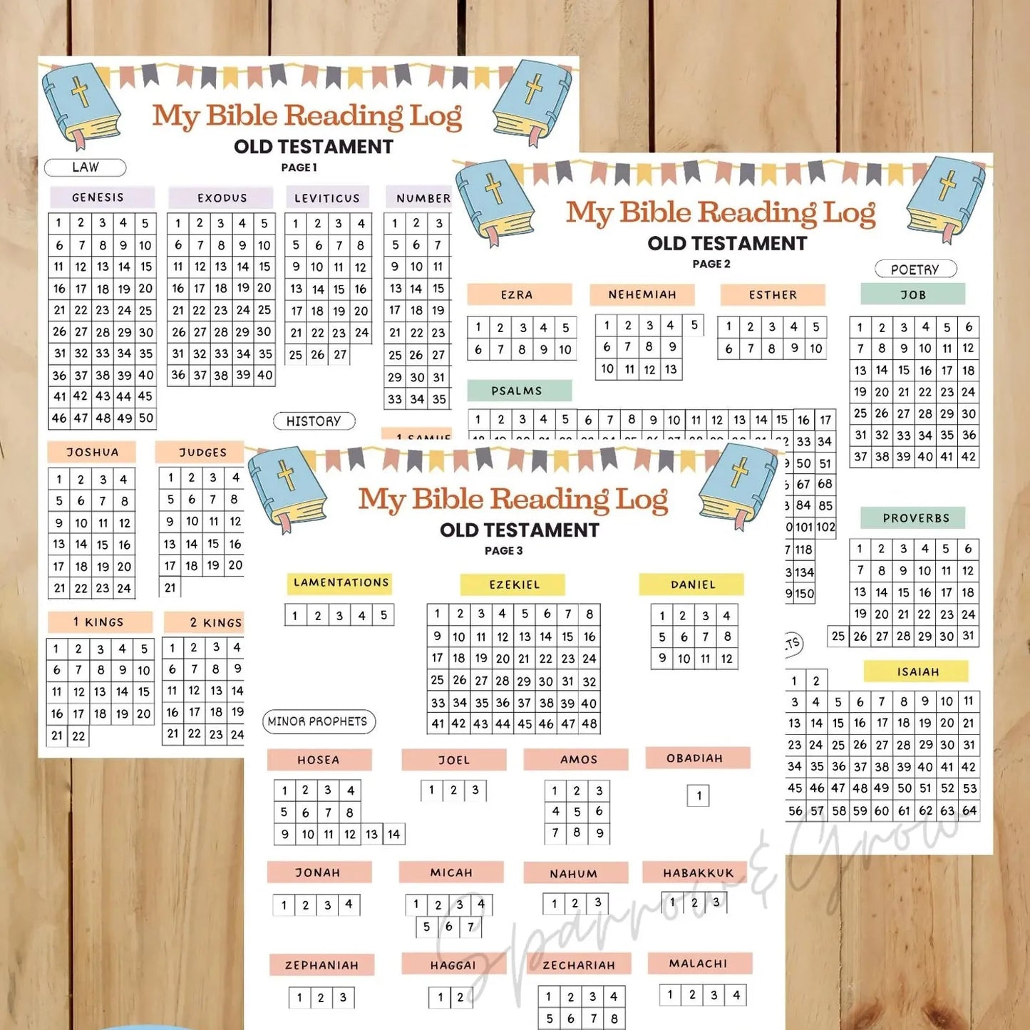 Bible Reading Tracker for Kids