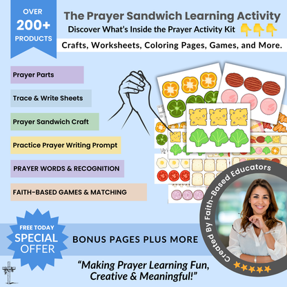 Prayer Sandwich Learning Activity