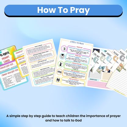 Prayer Sandwich Learning Activity