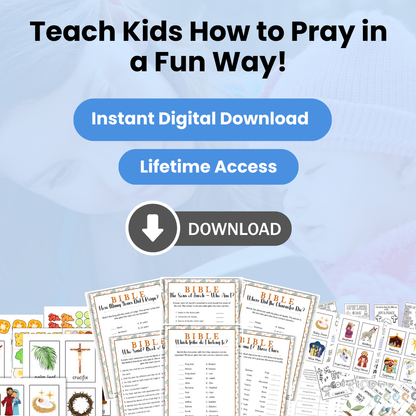 Prayer Sandwich Learning Activity