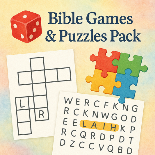 🎲 Bible Games & Puzzles Pack