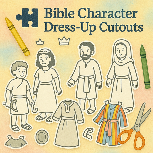🧩 Bible Character Dress-Up Cutouts
